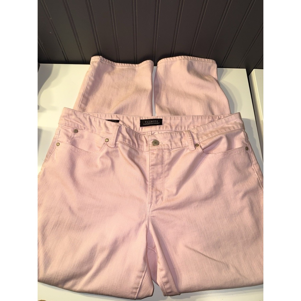 talbots flawless five pocket Boyfriend Jeans Pink Size 12